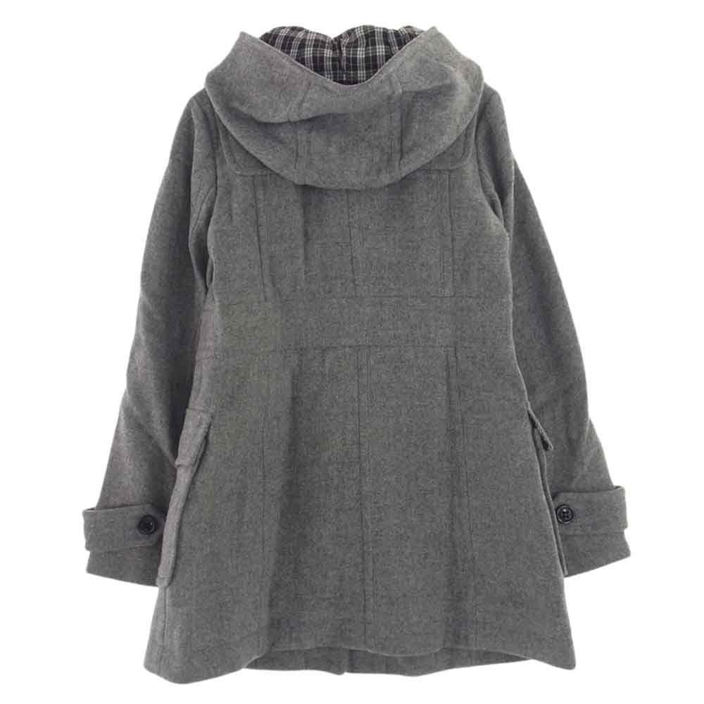 良品バーバリーブルーレーベルダッフルコートグレーサイズ40ロング　L バーバリーブルーレーベルロングコート