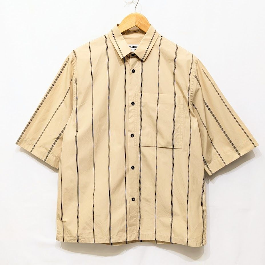 JIL SANDER ジルサンダー 19SS JSUO742228 SILENCE STRIPED COTTON