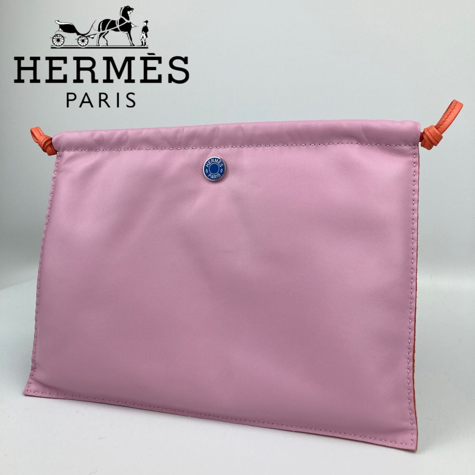 エルメス ピロ 083138CK ポーチ 人気美品HERMES エルメス PILO ピロ 