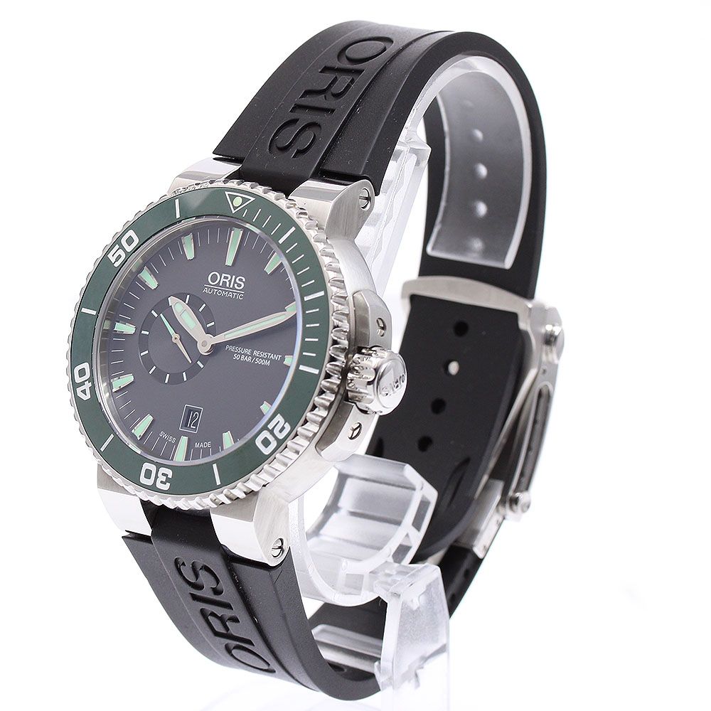 オリス ORIS 01 743 7673 4137-07 8 26 01PEB アクイス デイト 自動  