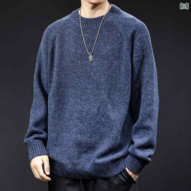 4XL 秋冬 コーデ メンズ 服 シンプル ファッション オシャレ 大人 かっこいい 大きいサイズ ストリート 紳士服 シェニールセーター ラウンドネック ニット カジュアル スタイル WWW_KARIMZIABAT_FR