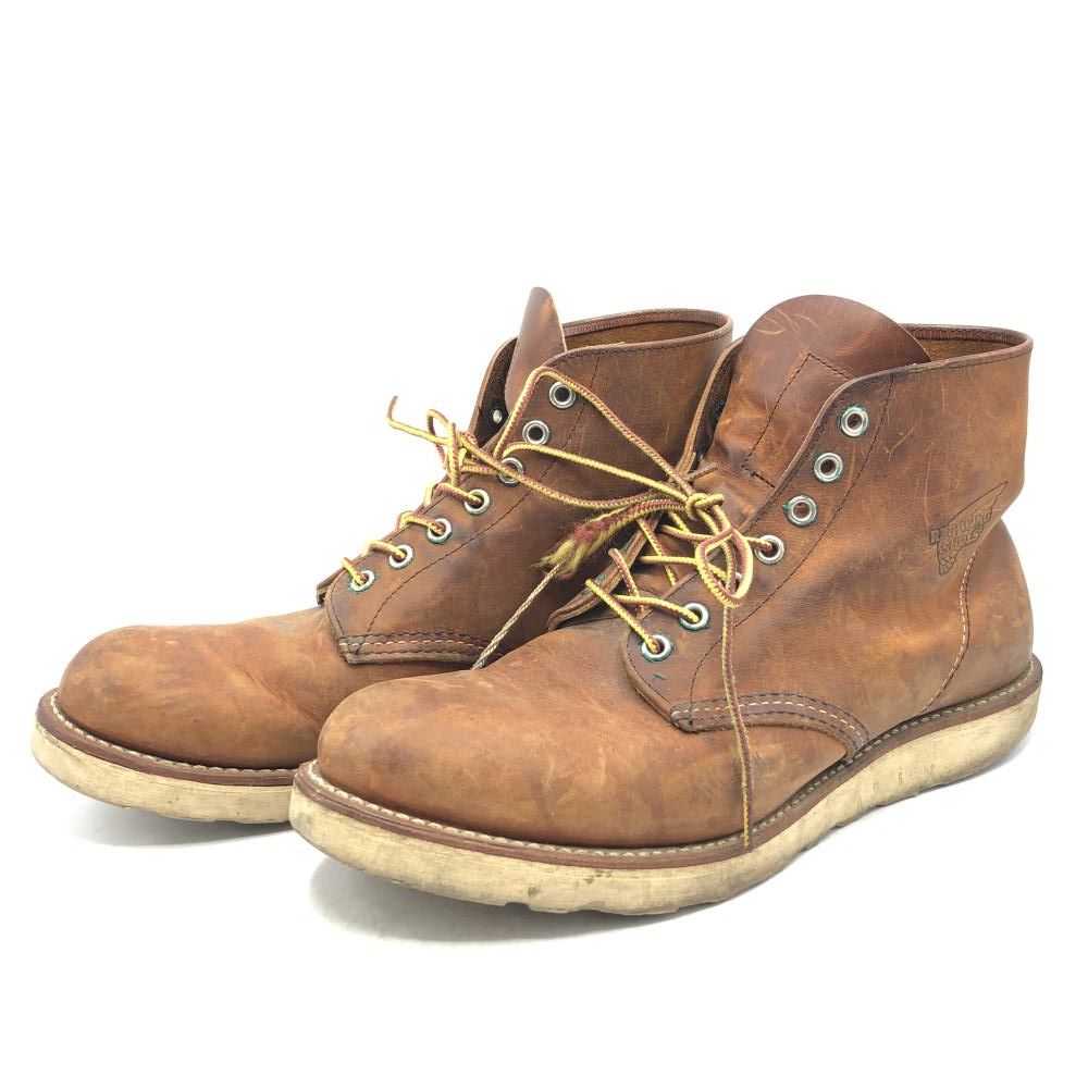 RED WING 6-inch Classic Round ワークブーツ ブラウン 27.5cm 9111 レッドウィング 6インチ クラシックラウンド 17