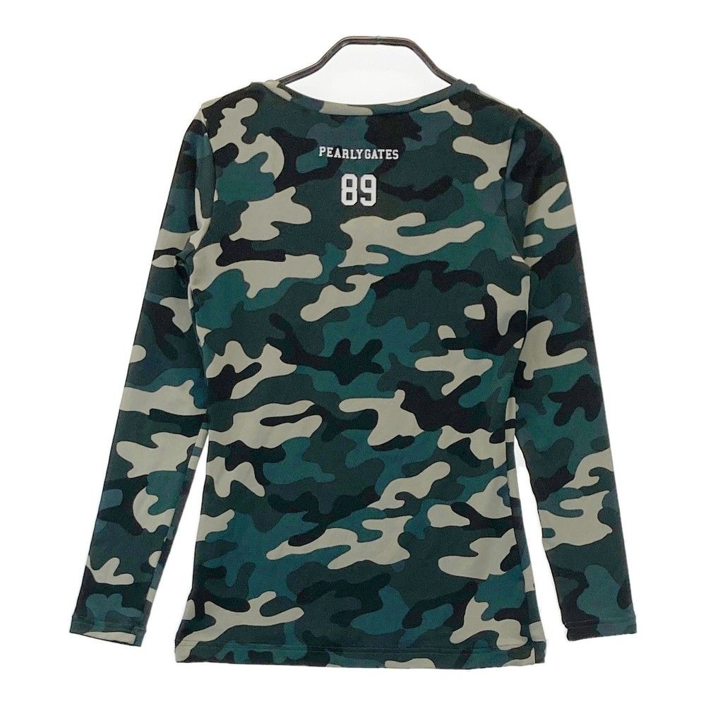 パーリーゲイツ　カモフラ　長袖シャツ　サイズ0 サイズ：0 PEARLY GATES パーリーゲイツ インナー 長袖Tシャツ 迷彩