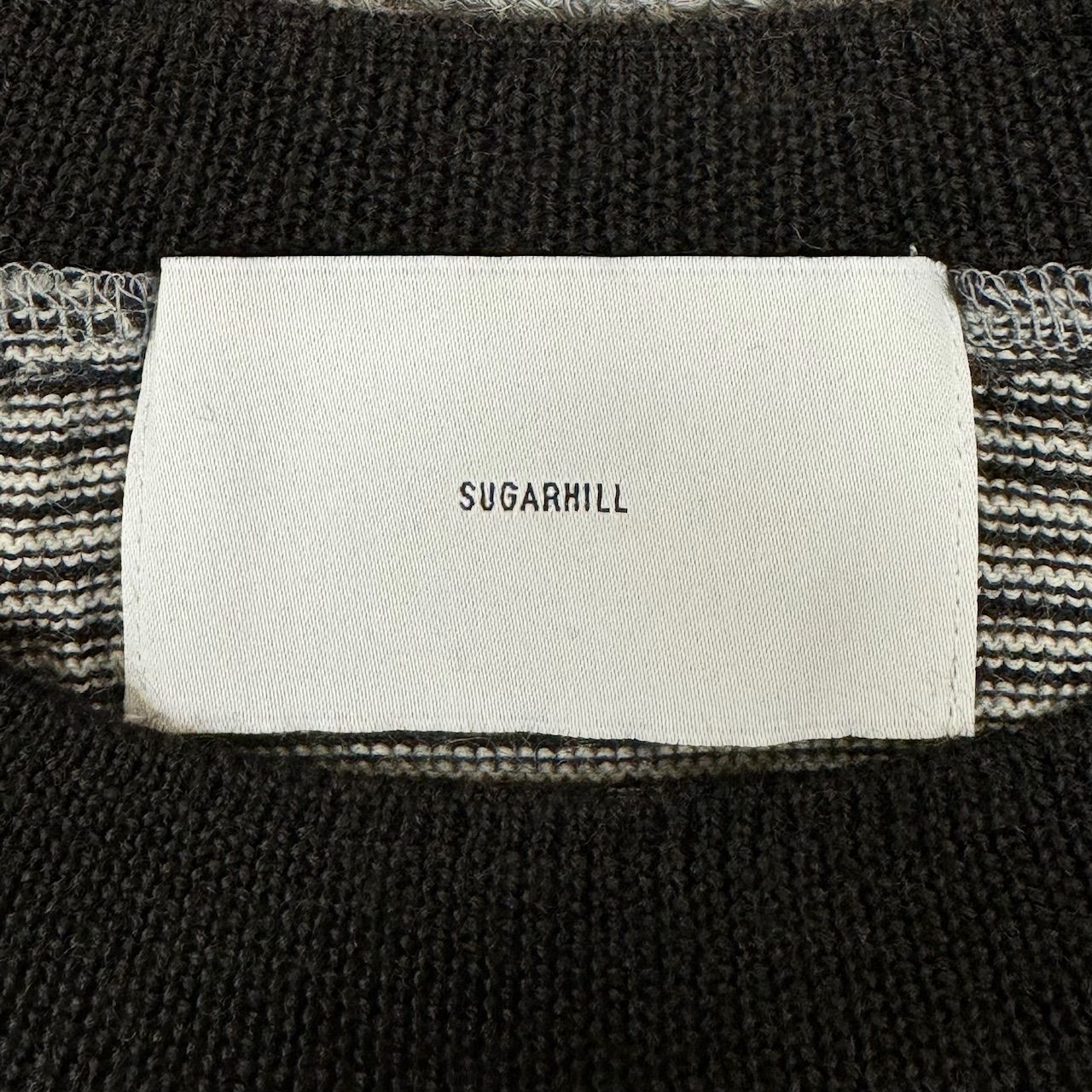 定価38500円 新品 SUGARHILL 22AW HIGH GAUGE STRIPE WOOL SWEATER