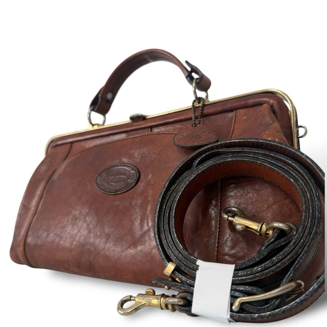 良品】OROTON オルトン ヴィンテージ ビンテージ レザー 本革 2way 