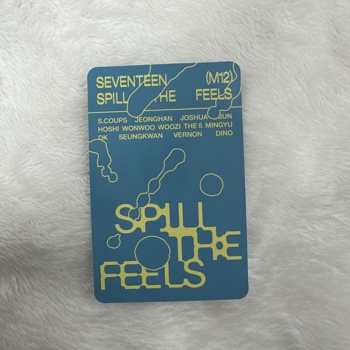 Seventeen ミンギュ】セブチ SPILL THE FEELS FEEL BLUE Ver