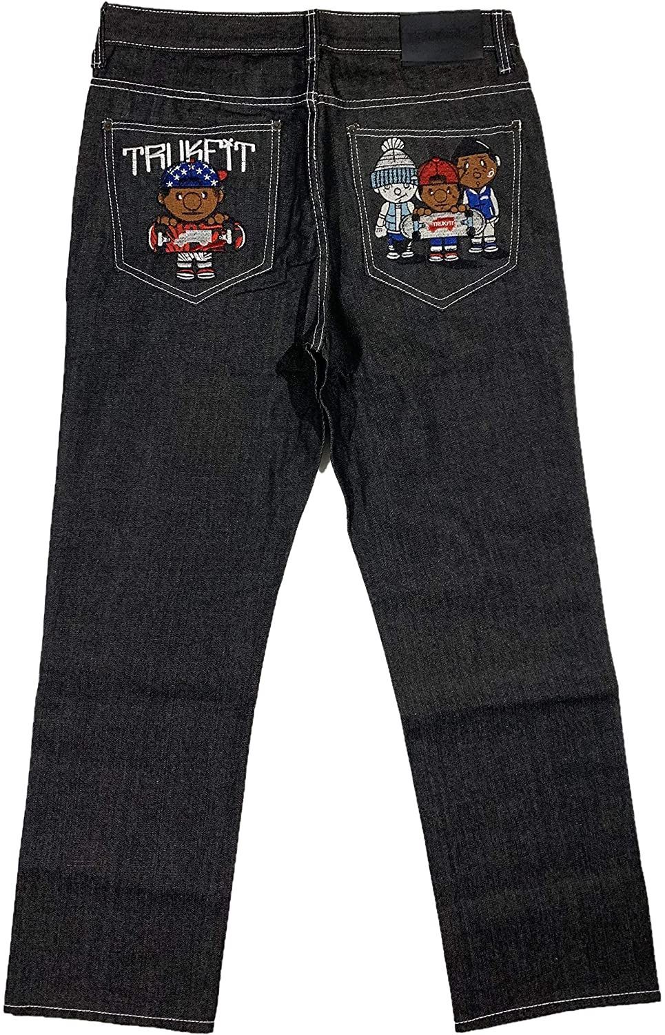 TRUKFIT トラックフィット ロゴ バックポケット刺繍 デニム