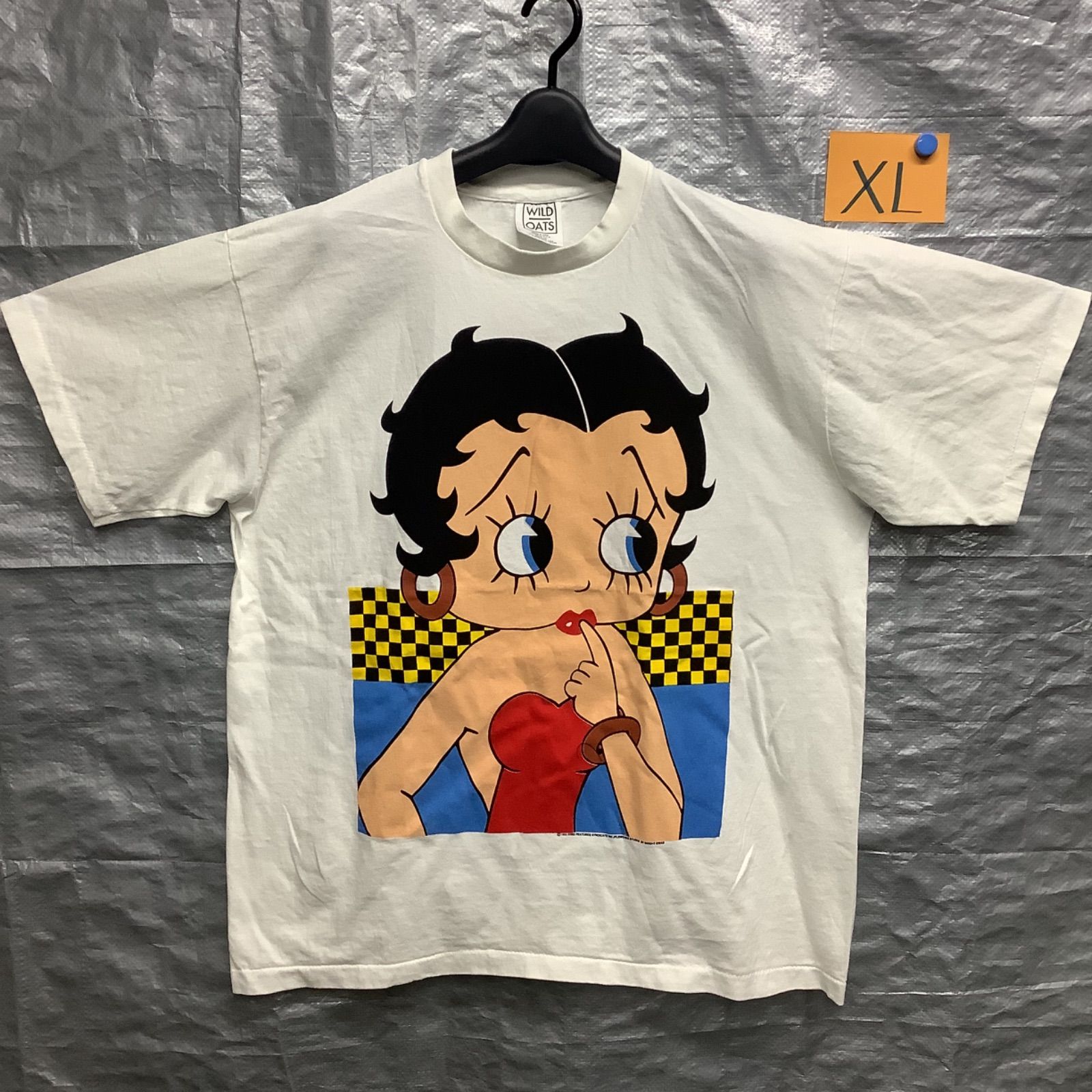 Betty Boop ベティブープ　カジノ柄Ｔシャツ　ラスベガス　Ｌ　8500→ BETTY BOOP ベティブープ×LOWBLOW KNUCKLE/ローブローナックル