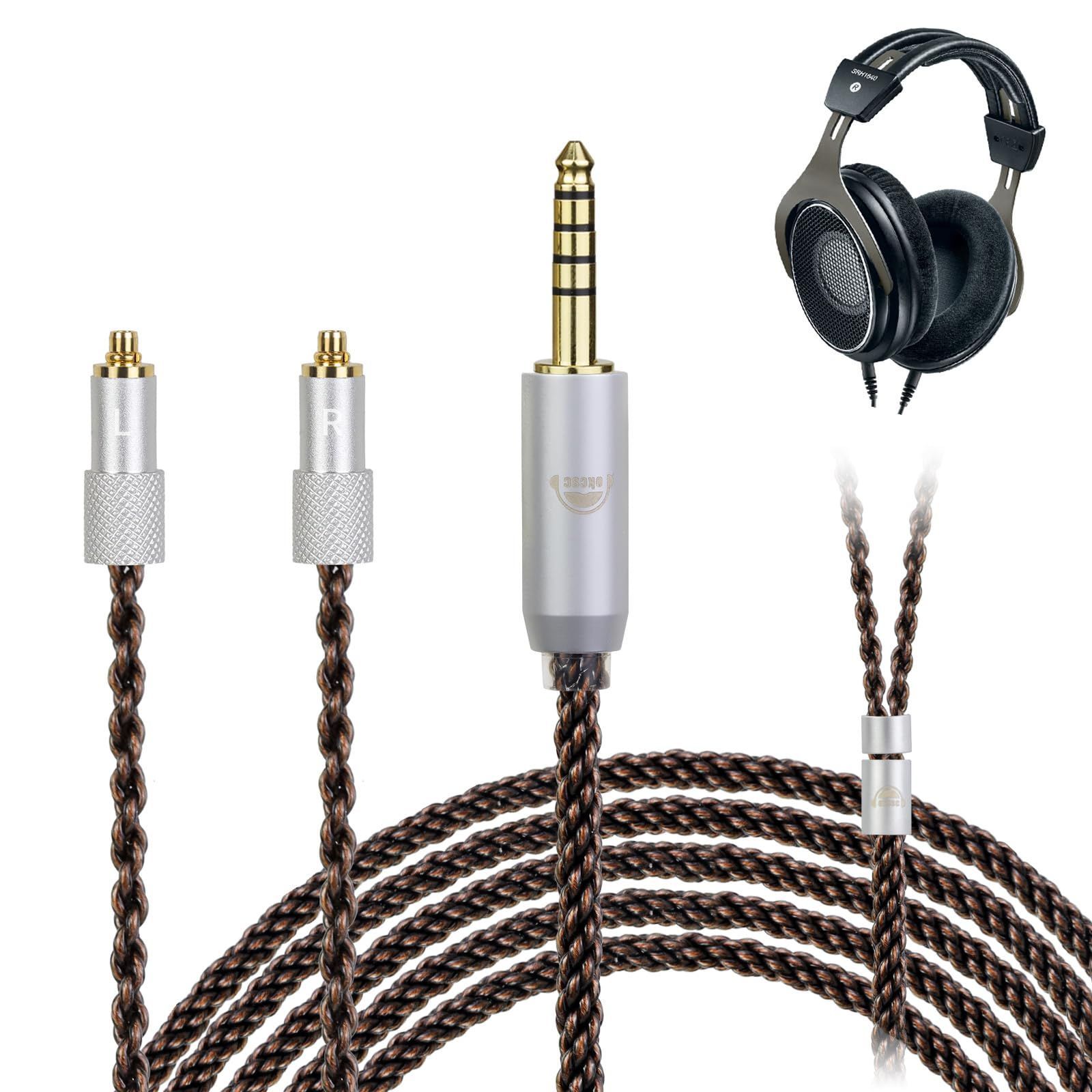 SHURE SRH1540 ヘッドホン　4.4mケーブル 未使用交換パッド Amazon.co.jp: SHURE SRH1540用交換ケーブル(1.8m) 【国内正規品