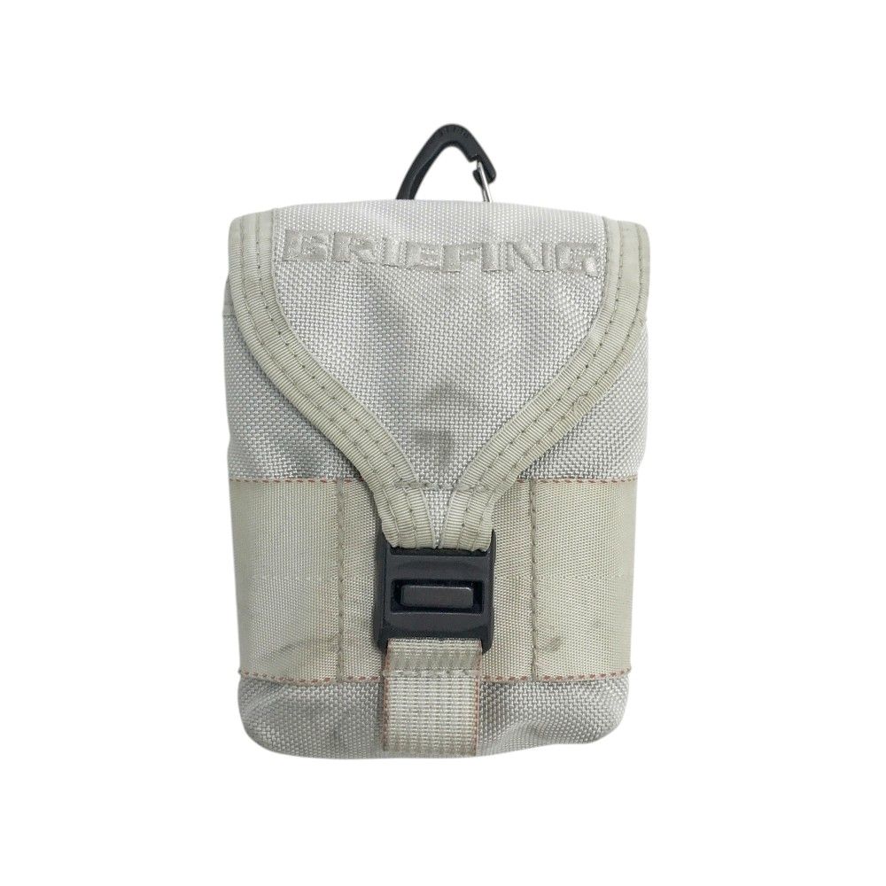 BRIEFING GOLF ブリーフィング スコープケース ポーチ シルバー