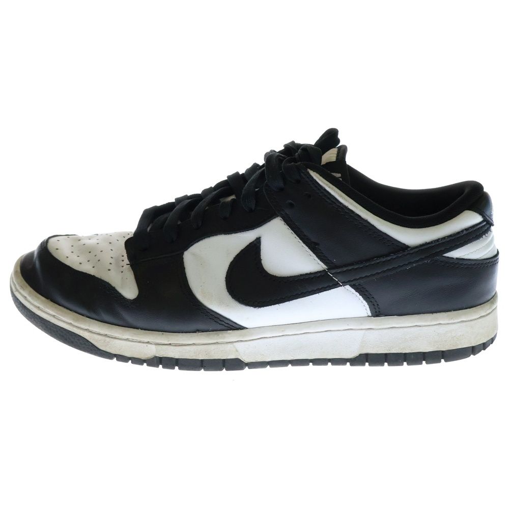 NIKE (ナイキ) DUNK LOW RETRO ダンク ローカットスニーカー ブラック/ホワイト US9.5/27.5cm DD1391-100