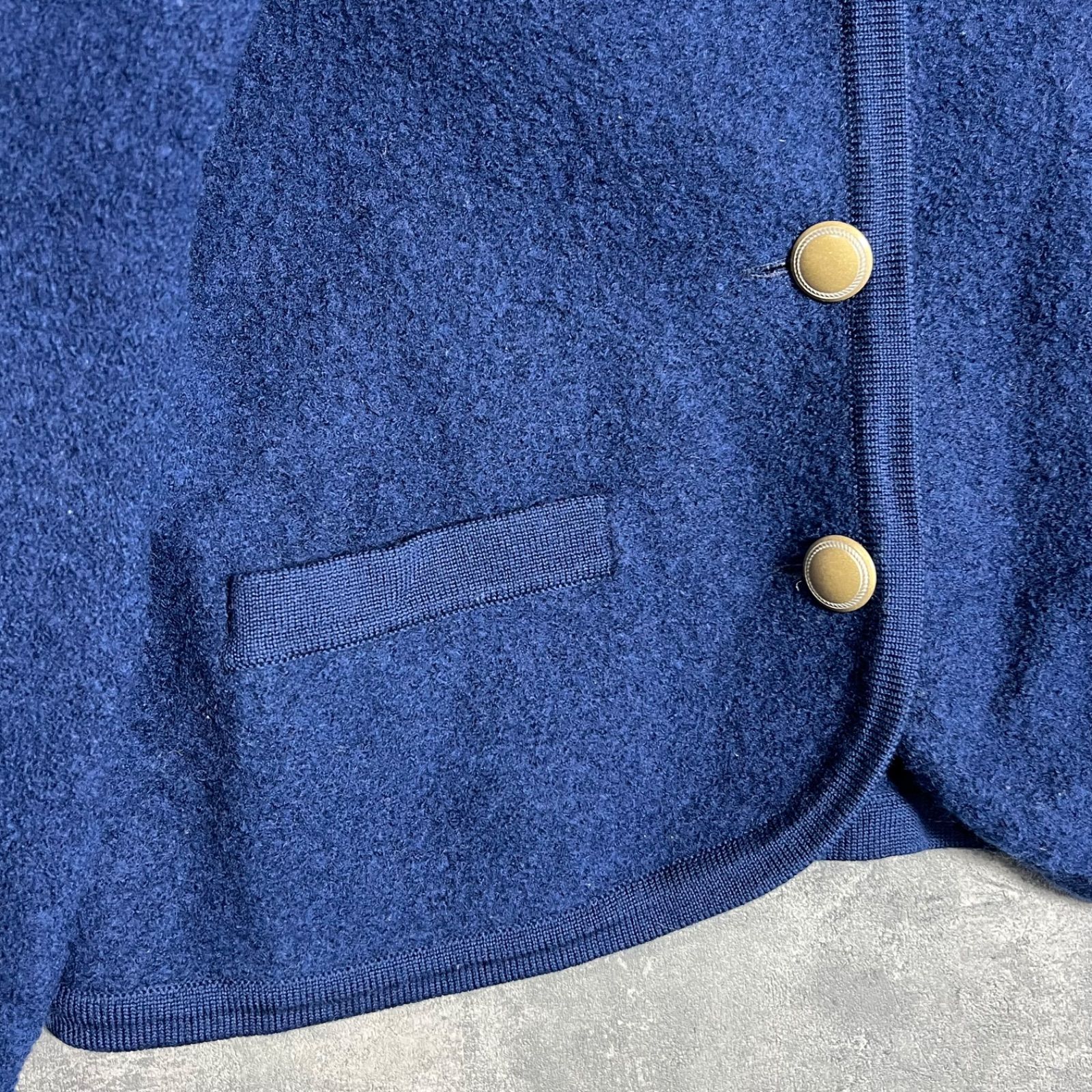 PINK HOUSE（ピンクハウス）の上質なウールジャケットです。ネイビー
