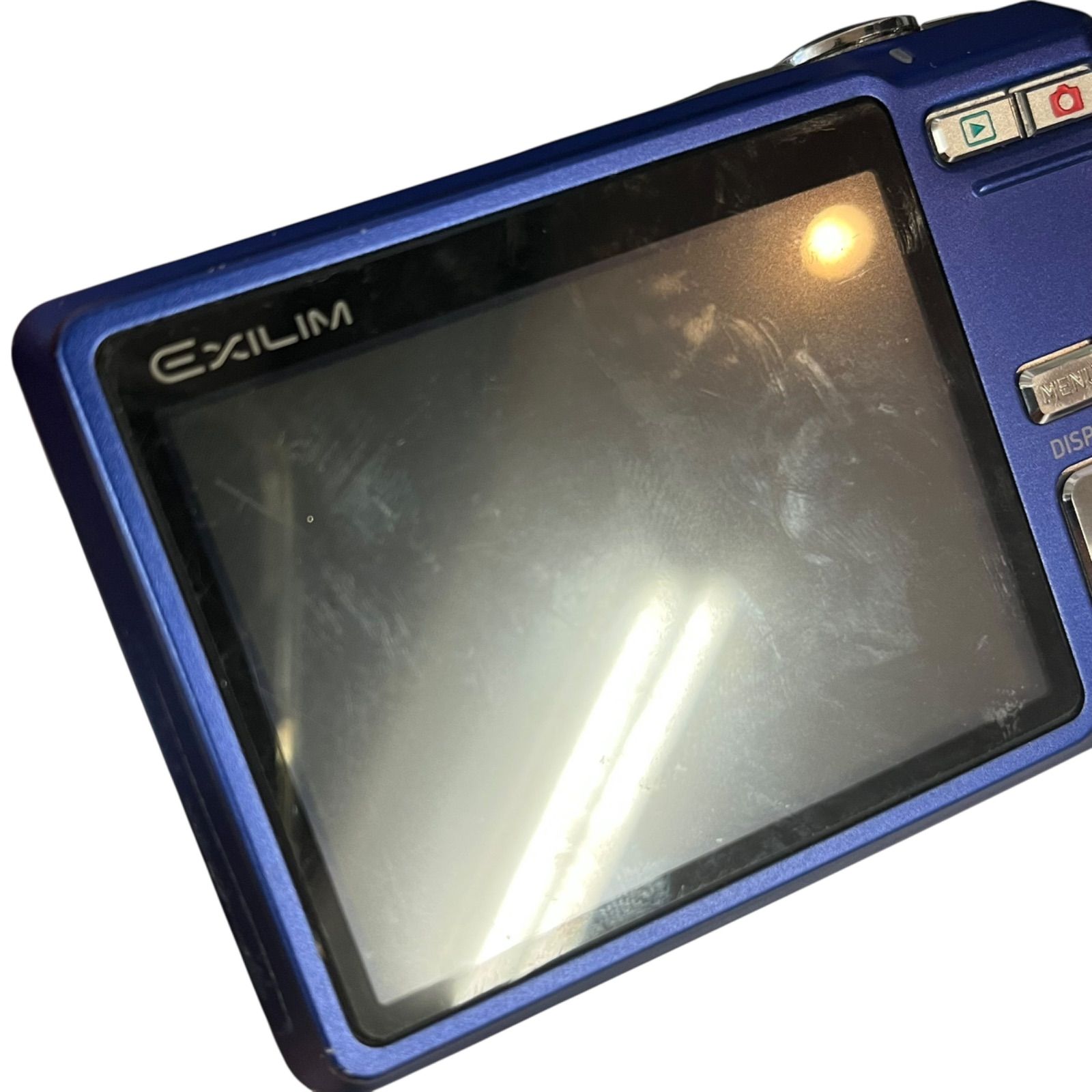 3456 CASIO EXILIM Z700 ブルー 【デジカメ】 管32890】動作未確認☆CASIO カシオ exilim ZOOM EX-Z700 ブルー