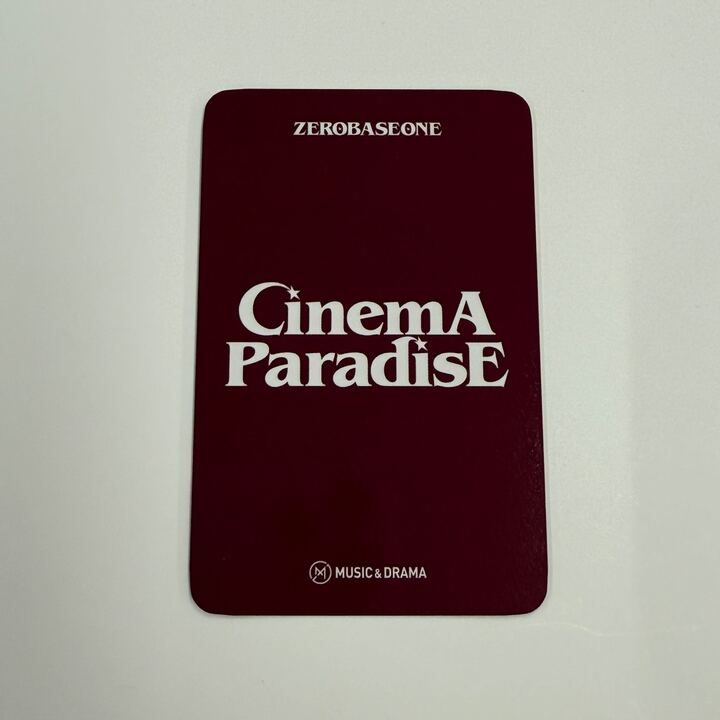 ZEROBASEONE パクゴヌク トレカ CINEMA PARADISE Music&Drama