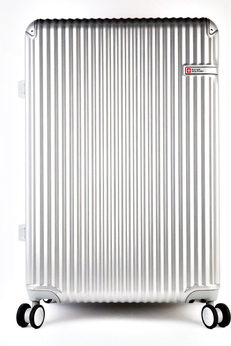 スイスミリタリー SM-I828 スーツケース 28インチ 105L 6.2kg 軽量 シルバー TSAロック SWISS MILITARY R2510-077