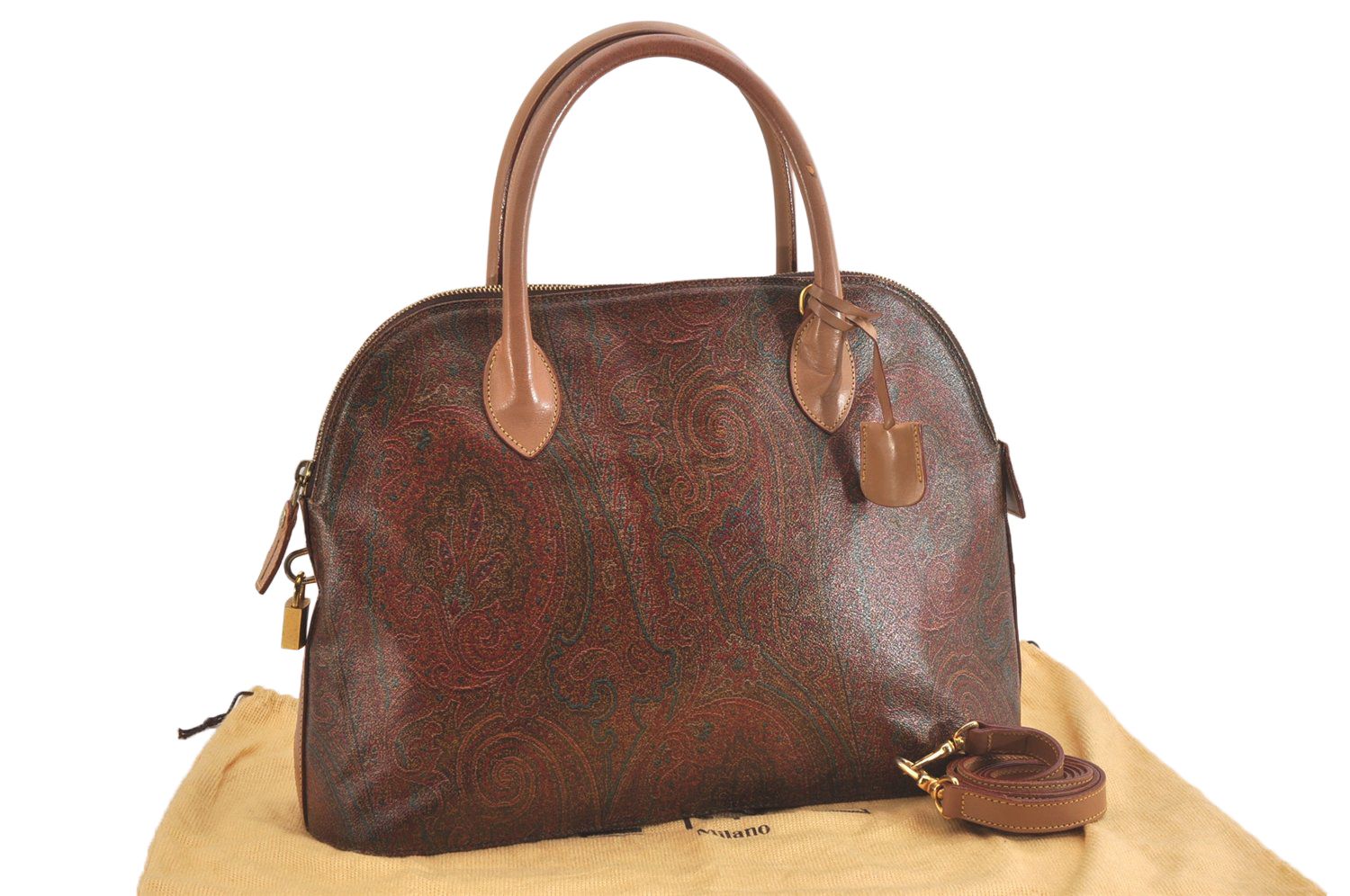 極美品　ETRO エトロ 2WAYハンドバッグレザー シボ革　激レア 楽天市場】ETRO エトロ 花柄 2WAY ショルダーバッグ カバン 斜め掛け