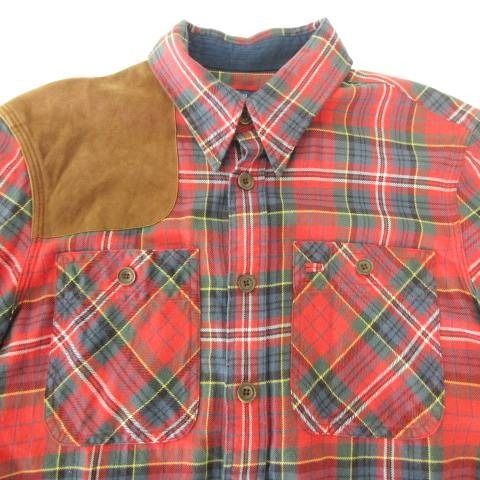 ラルフローレン RALPH LAUREN 美品 シャツ 長袖 チェック ヨーク