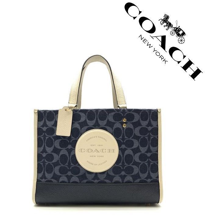 COACH コーチバッグ C2826 デニムマルチ デンプシー キャリオール シグネチャー ジャカード ウイズ パッチトートバッグ ショルダーバッグ  手提げバッグ レディースバッグ アウトレット品 新品未使用 - メルカリ