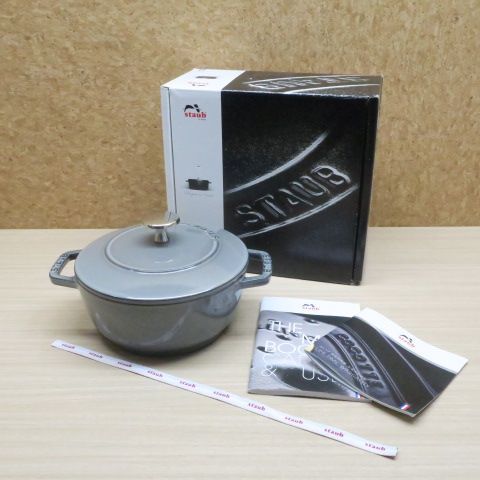 ストウブ Wa-NABE S Wa-NABE(ワナベ) 16 cm ブラック Staub ストウブ 