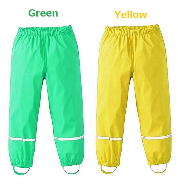 134cm Kids レインパンツ レインコート 子供用 防水 カッパ