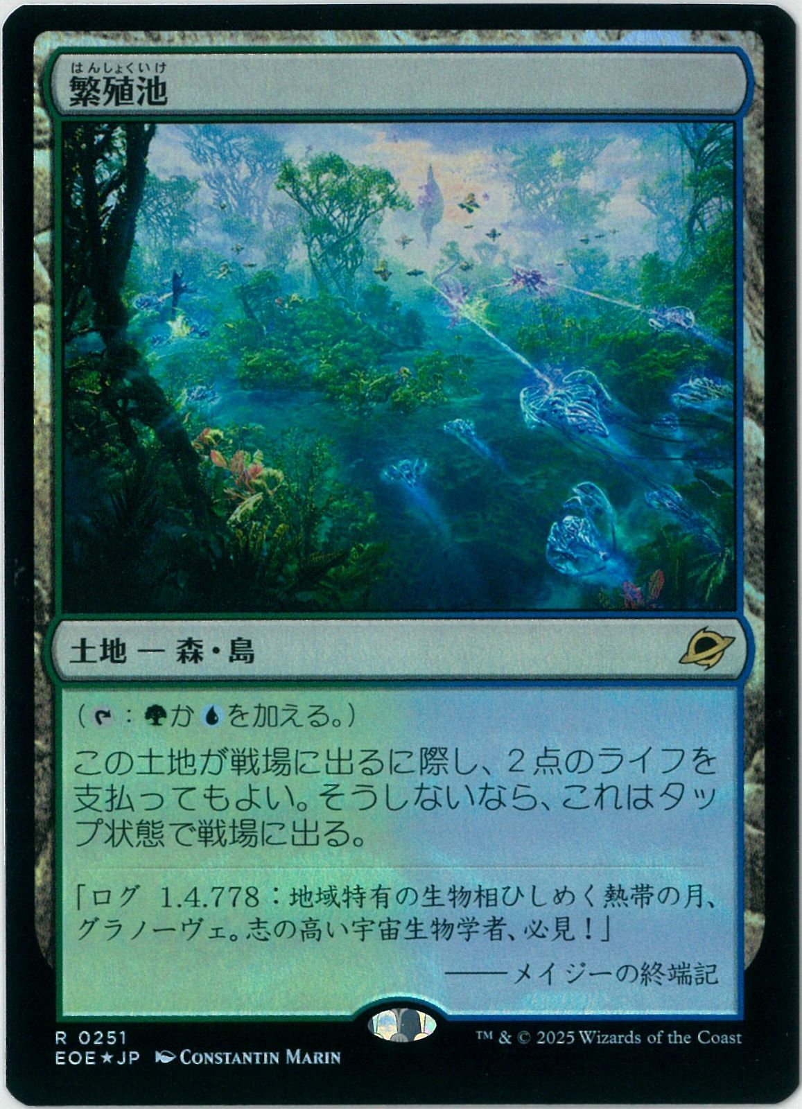 FOIL/MTG/日本語版/繁殖池/Breeding Pool/久遠の終端/Edge of