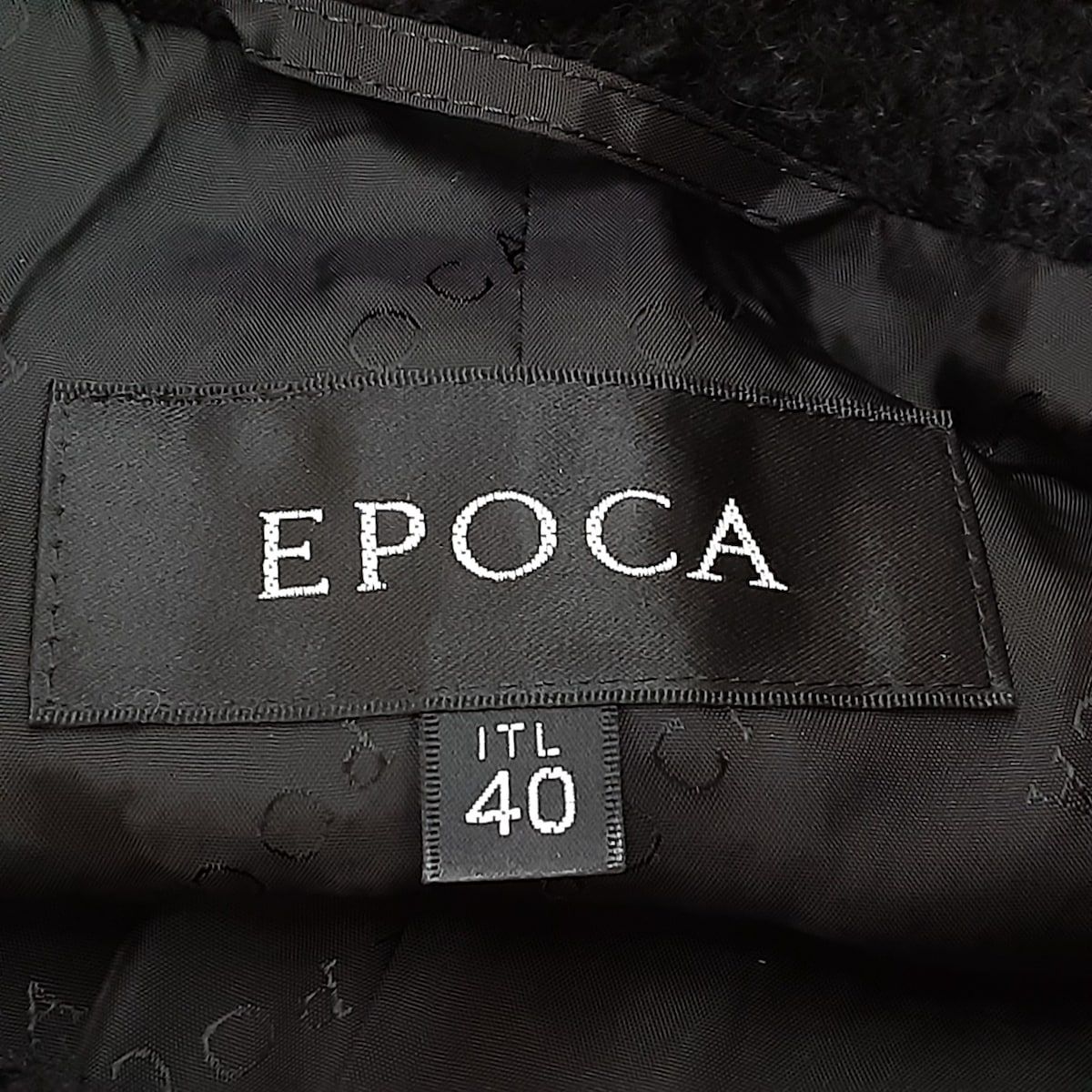 EPOCA(エポカ) コート サイズ40 M レディース美品 - 黒 長袖/秋/冬 ...
