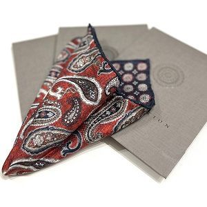 ペイズリー柄 ダブルフェイス