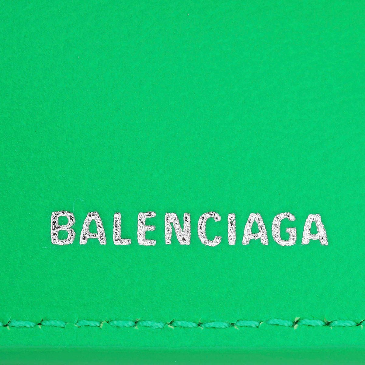 新品 バレンシアガ BALENCIAGA 3つ折り財布 キャッシュ ビビッド 