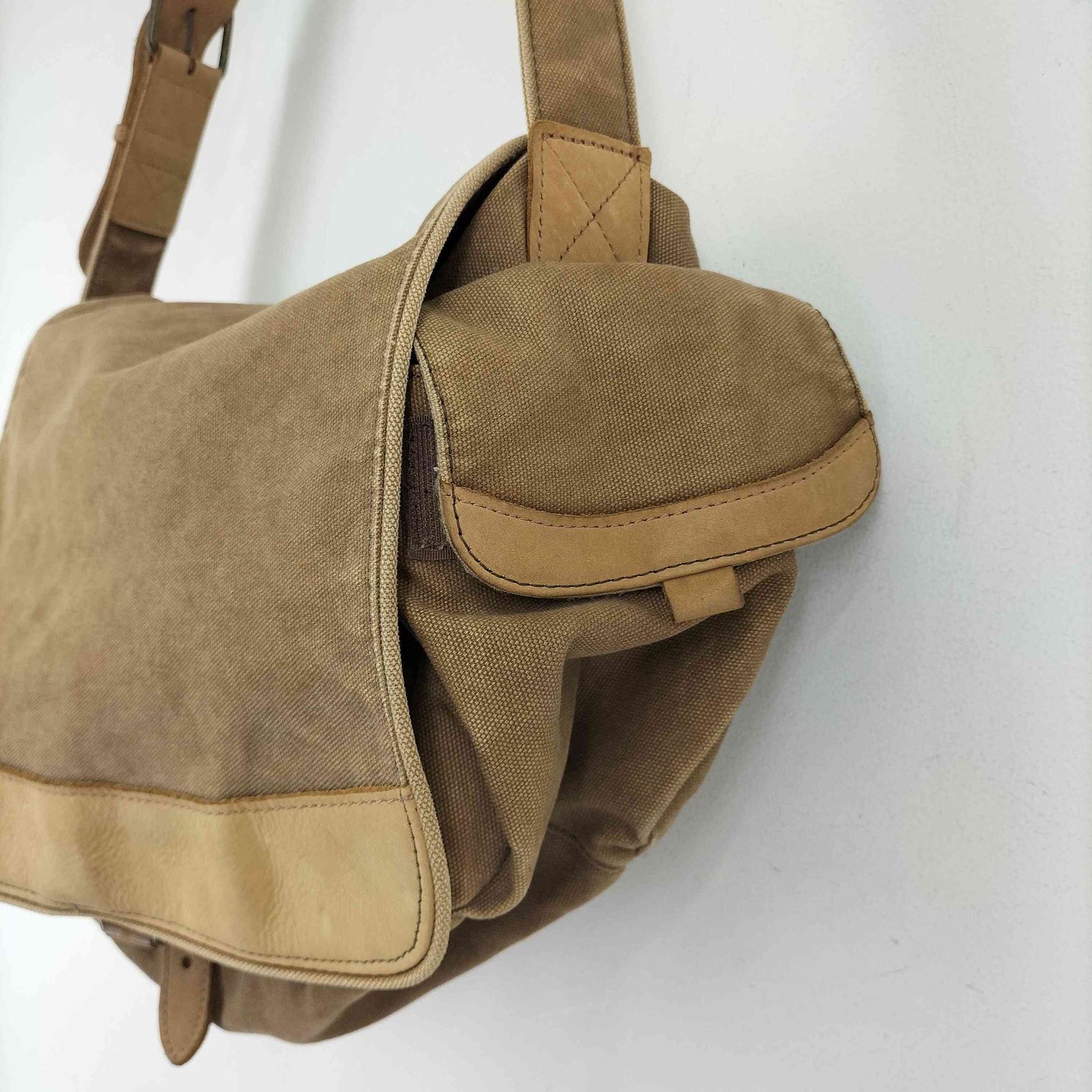エルエルビーン L.L.Bean レザーキャンバス メッセンジャーバッグ