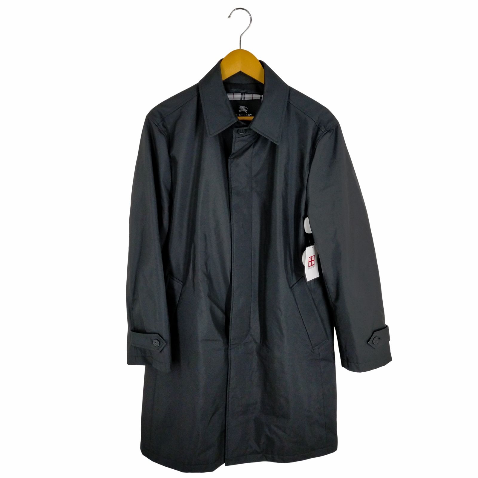 バーバリーブラックレーベル ステンカラーコート ノバチェック