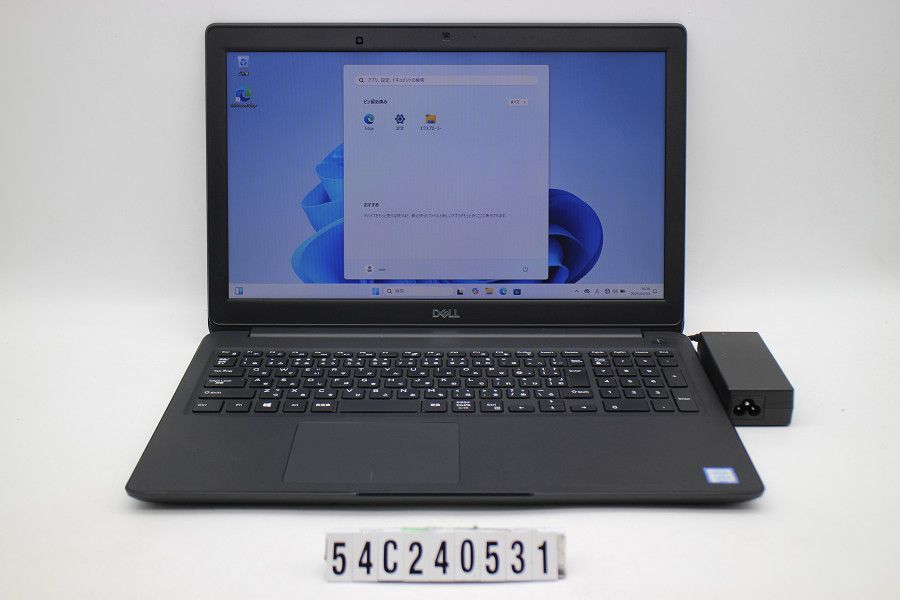 DELL Latitude 3500 Core i3 8145U 2.1GHz/8GB/256GB(SSD)/15.6W/FWXGA(1366x768)/Win11 【54C240531】