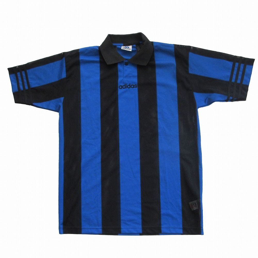 adidas アディダス 90s サッカー ゲームシャツ ストライプ 半袖