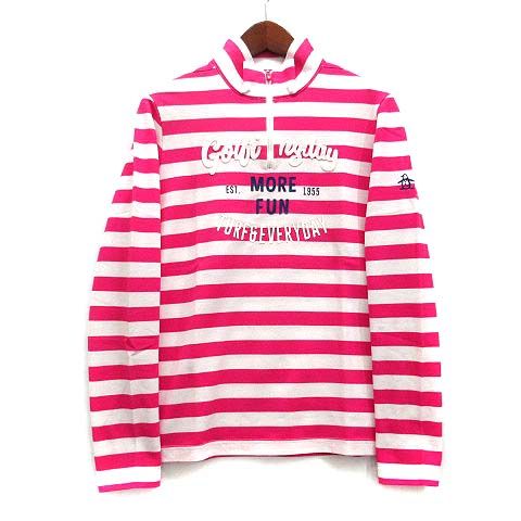 Munsingwear - 未使用　マンシングウェア　レディース　ゴルフウェア　長袖ハーフジップシャツ　L 未使用品 レディース マンシングウェア Munsing wear 長袖シャツ