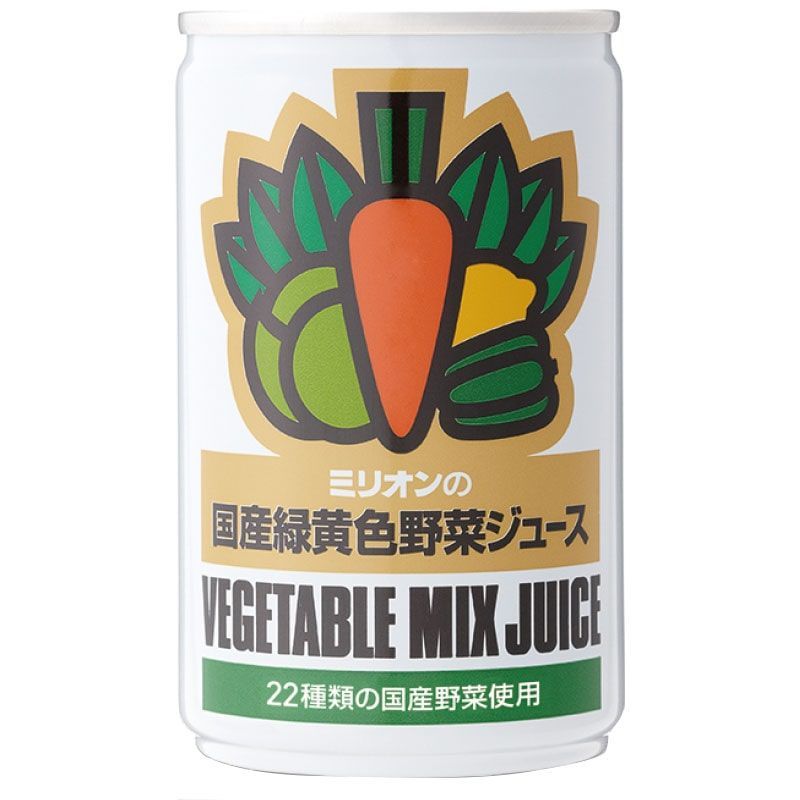 ミリオンの国産緑黄色野菜ジュース 30缶セット
