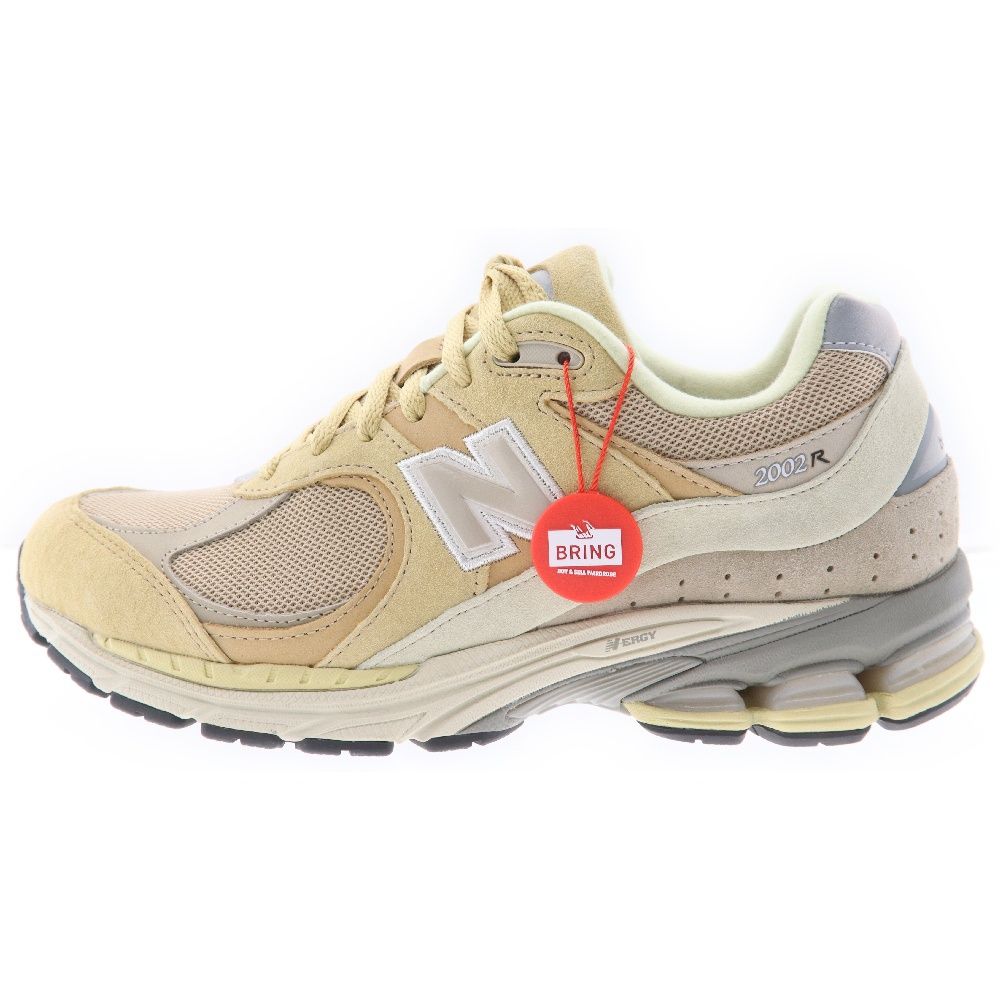 New Balance (ニューバランス) ×AURALEE オーラリー M2002RE1 ランニングシューズ ローカットスニーカー イエロー/ベージュ US9.5/27.5cm