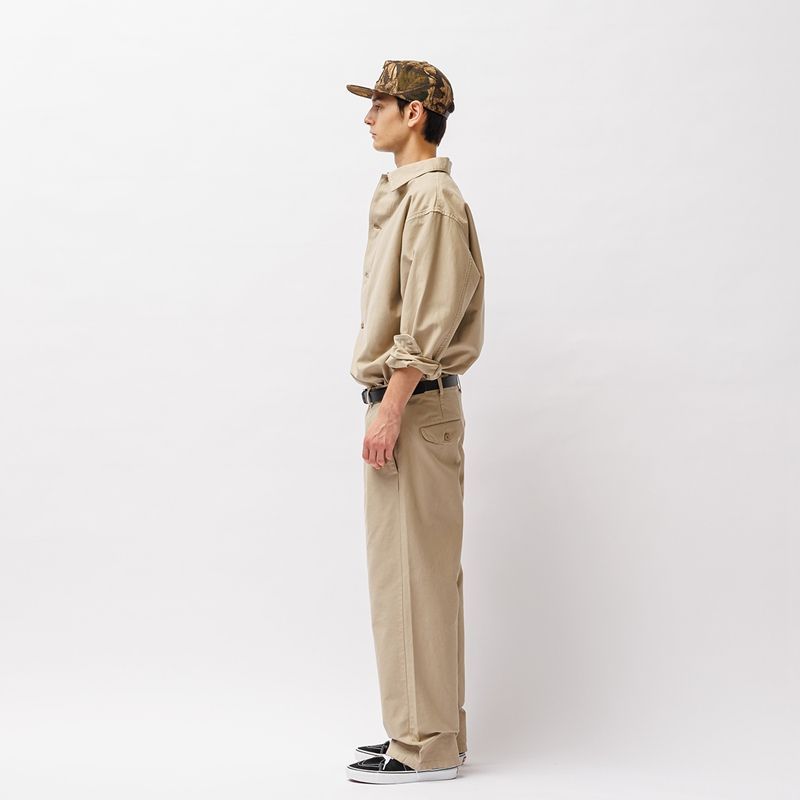 WTAPS WRKT2502 / TROUSERS / COTTON. BACKSATIN パンツ 252CWDT-PTM07