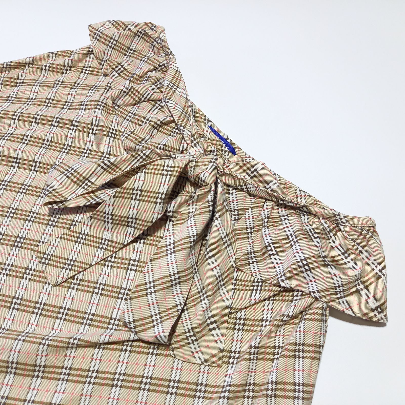 バーバリー ブルーレーベル ノバチェック スカート ベージュ 38サイズ