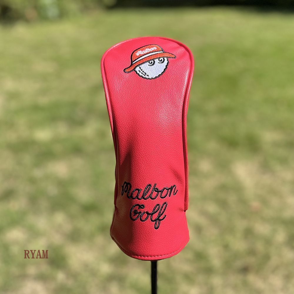 5点 スポーツ 即日発送→マルボン ゴルフヘッドカバー5点セット⚫︎黒