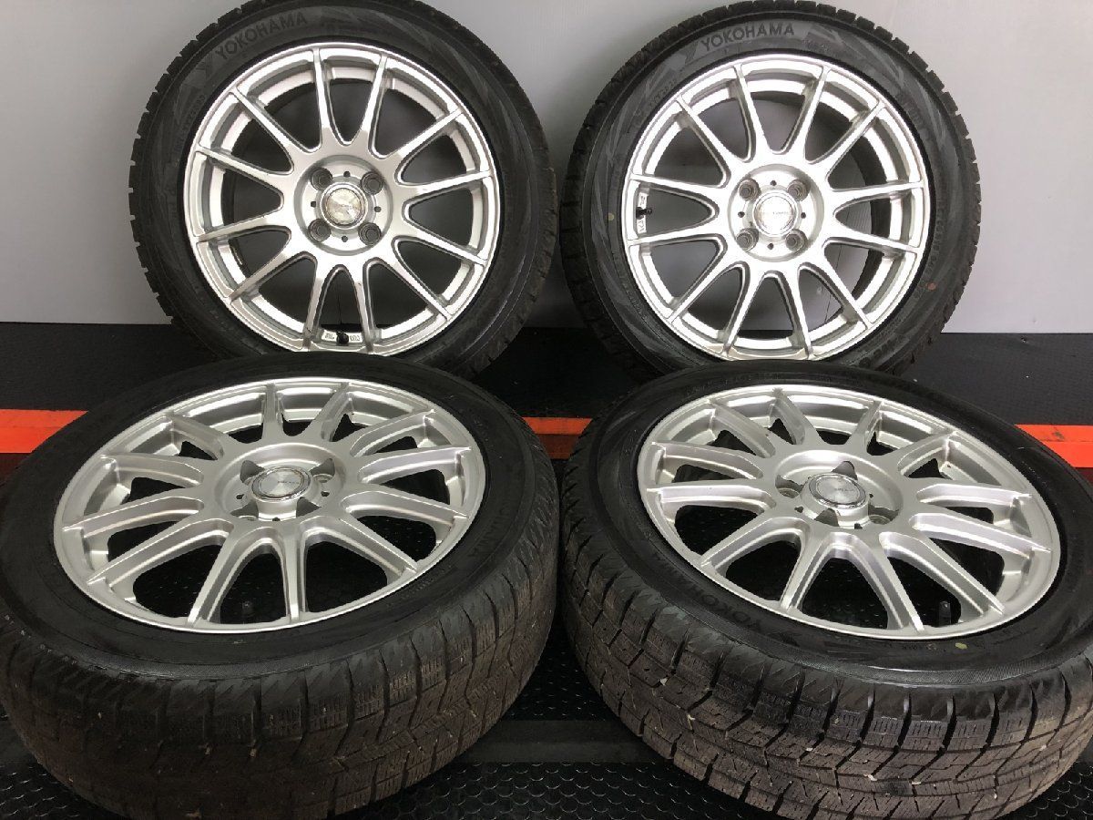 走行短め YOKOHAMA iG70 195|50R16 スタッドレス YFC GRASS グラス 16インチ 6J4HPCD100 42 ロードスター ヴィッツ等 STI025