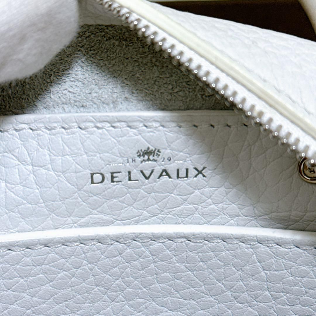 DELVAUX クールボックスナノ ホワイト 2way ショルダー ハンドバッグ