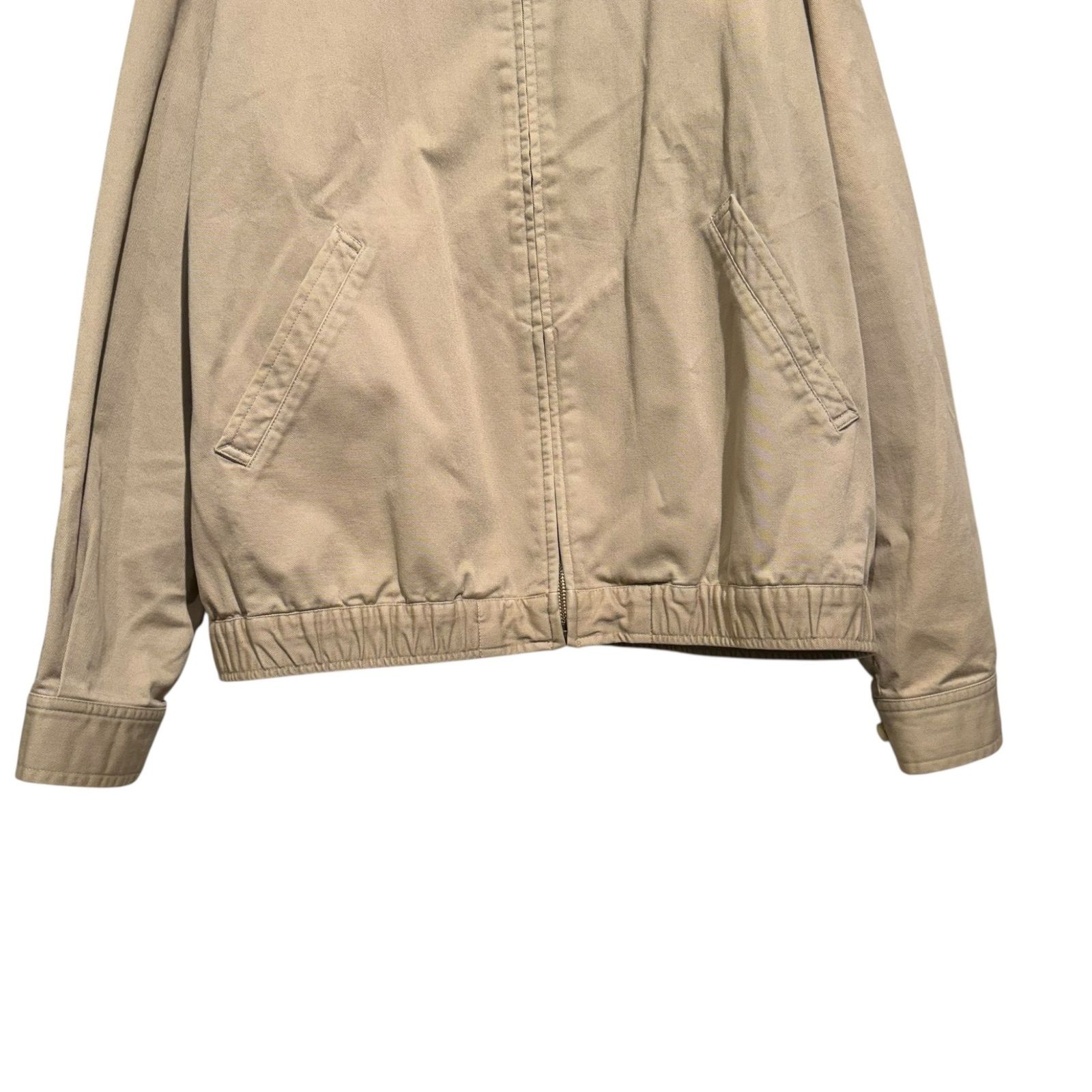 80s〜　三角タグ　ポロラルフローレン　スウィングトップ　ベージュ　ポロスポーツ POLO RALPH LAUREN (ポロラルフローレン) ☆ ①③ 90s 三角タグ