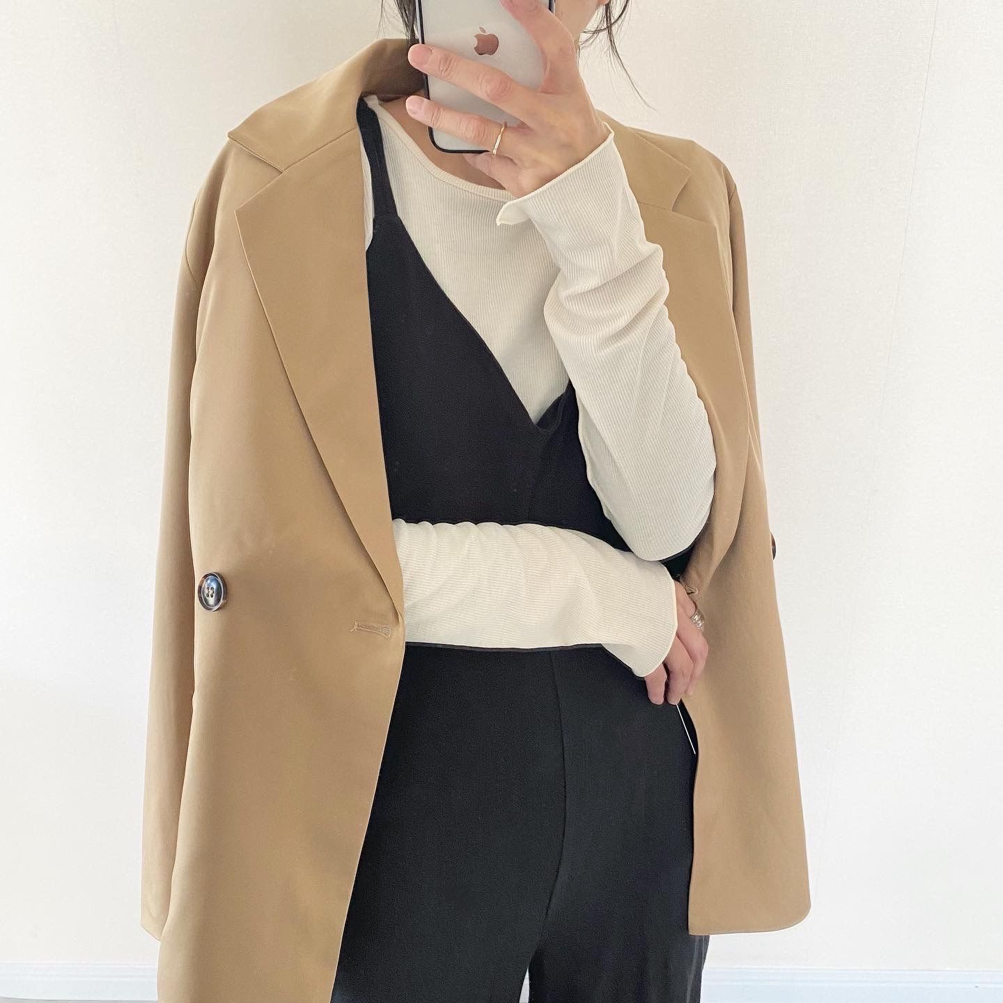 美品 ⭐︎ SO.WOOL 韓国 ベージュ テーラードジャケット S