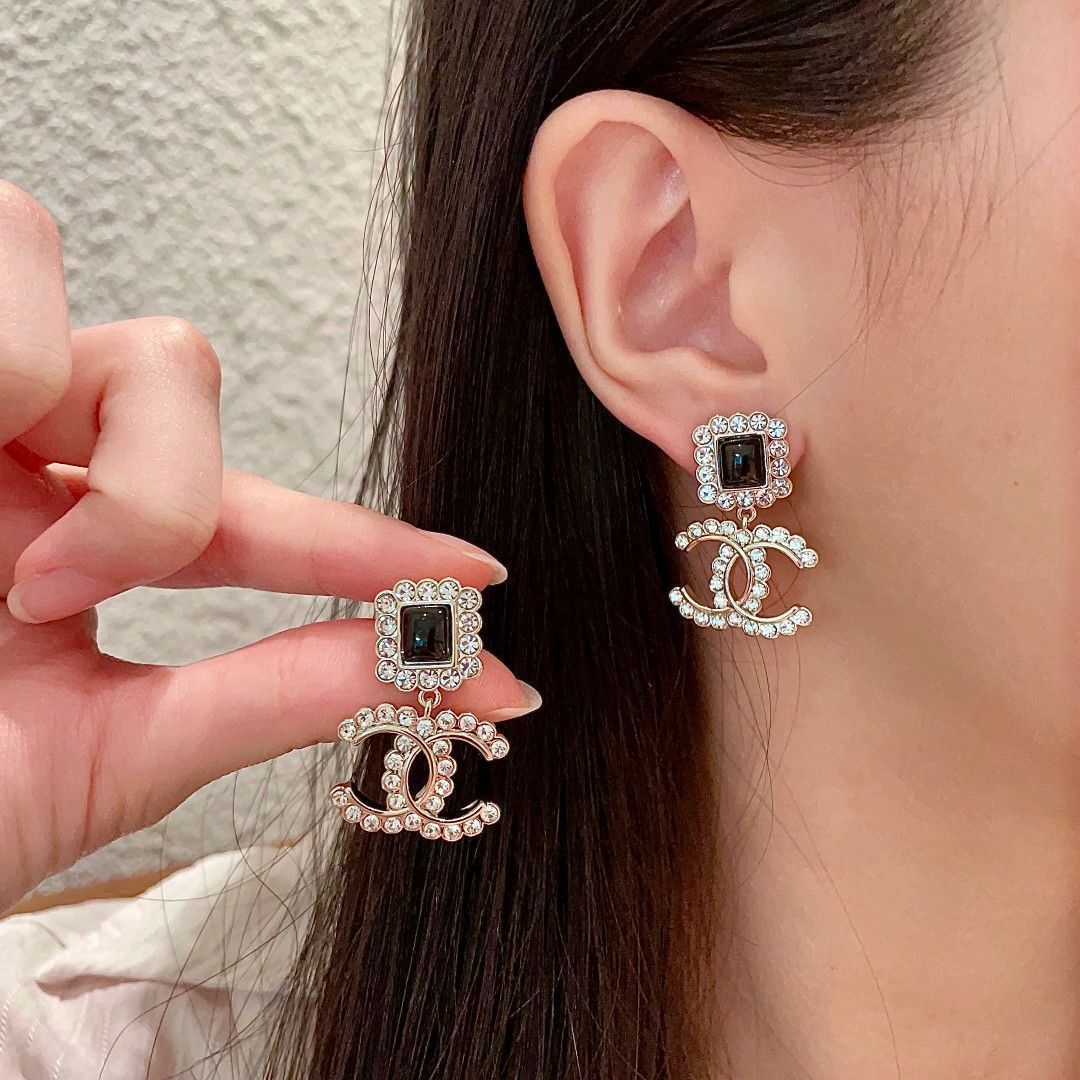 希少品★CHANEL ピアス ビンテージ 希少品！CHANEL♡チェーンピアス ハート ヴィンテージ ピアス