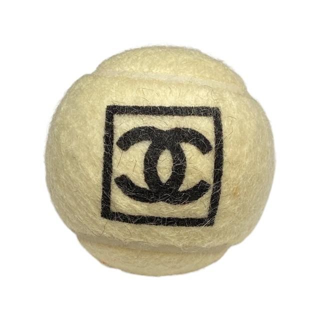 CHANEL シャネル テニスボール スポーツ テニス用品 小物 ココマーク ホワイト系 ブラック