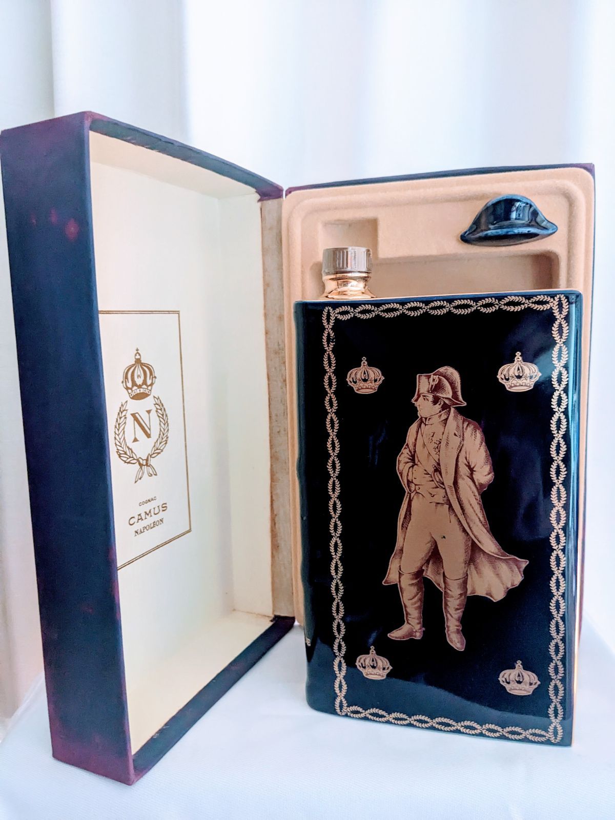 ☆未開栓☆CAMUS カミュ NAPOLEON TROPHEE ゴルフボール 陶器ボトル
