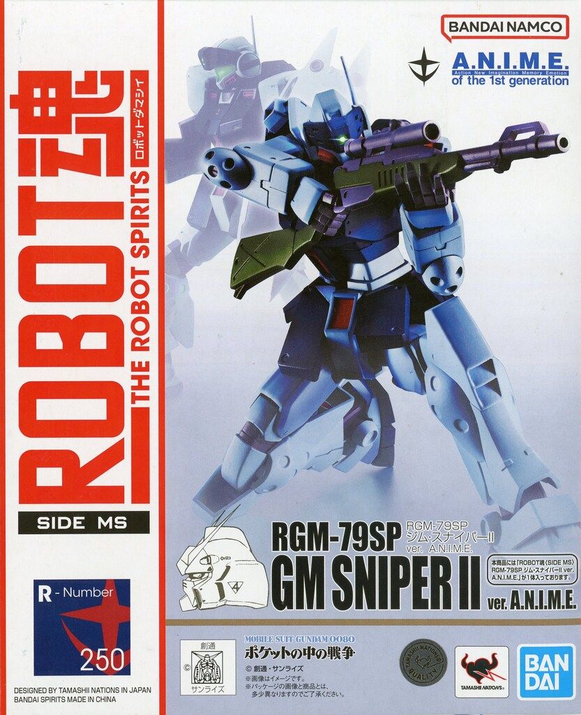 BANDAI SPIRITS ROBOT魂u003cSIDE MSu003e バンダイナムコ版 RGM-79SP ジム・スナイパーII ver.A.N.I.M.E. 250