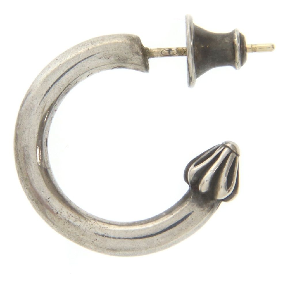 CHROME HEARTS (クロムハーツ) HOOP PLAIN プレーンフープピアス シルバー