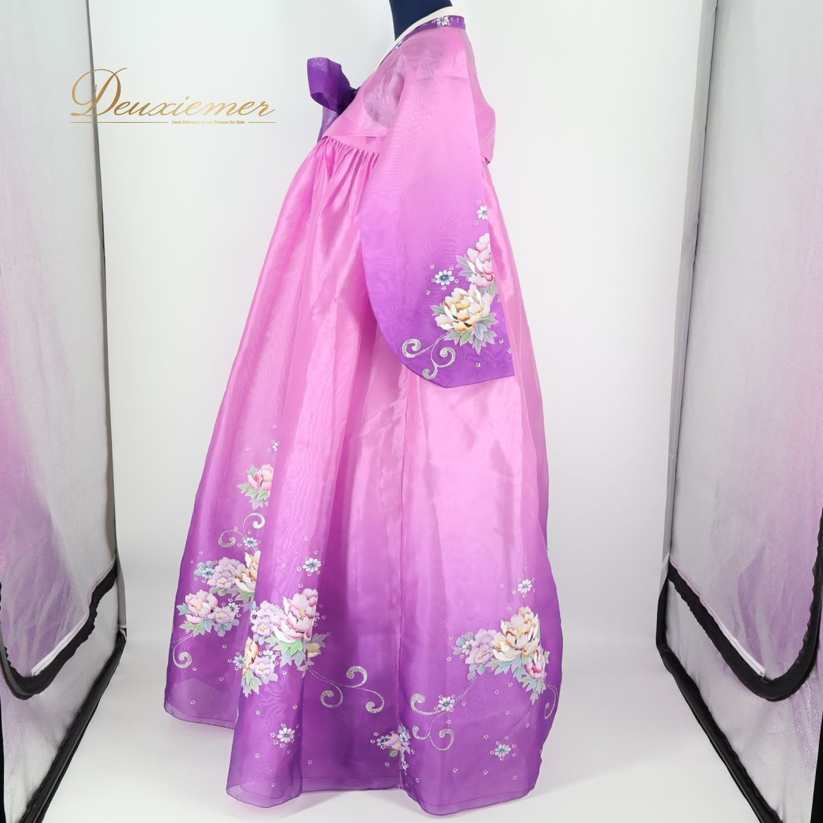 韓国伝統衣装】ピンク パープル チマチョゴリ コスチューム 韓国