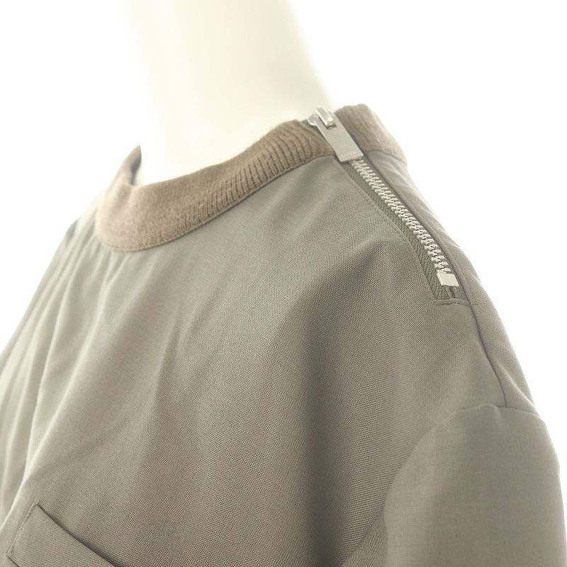 新品　sacai 23SS Suiting Pullover  トップス サカイ sacai 23SS SUITING MIX PULLOVER プルオーバー