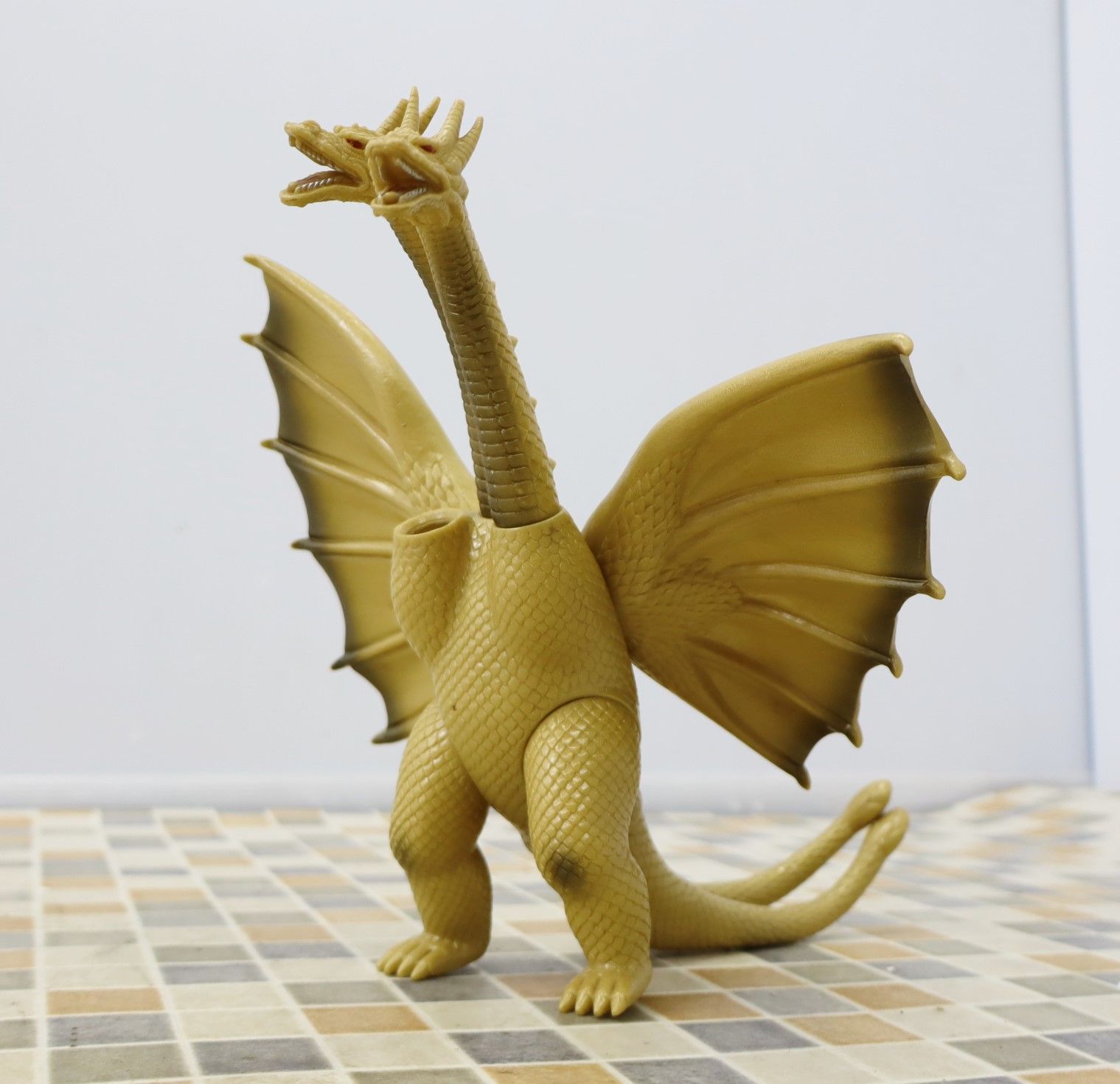 △ソフビ ｜ゴジラ キングキドラ｜BANDAI バンダイ ｜東宝 怪獣